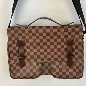 Louis Vuitton Broadway Messenger Bag Damier Ebene